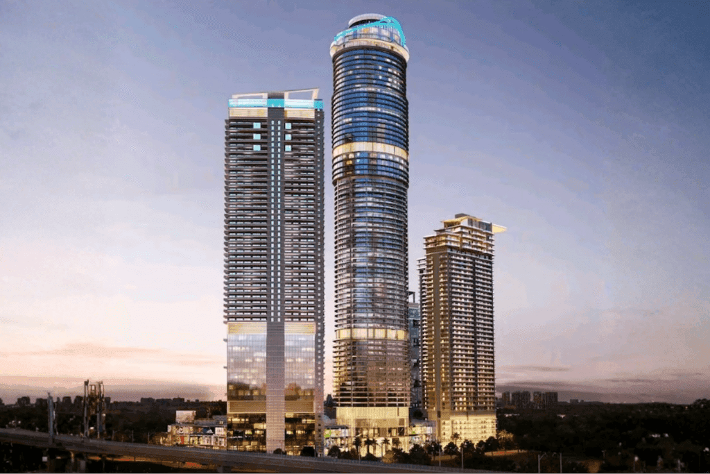 ZenithSuites Noida serviced suites overlooking the Yamuna river and city skyline, photo 22