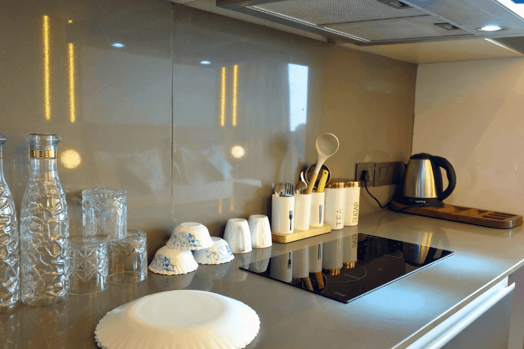 ZenithSuites Noida serviced suites overlooking the Yamuna river and city skyline, photo 25