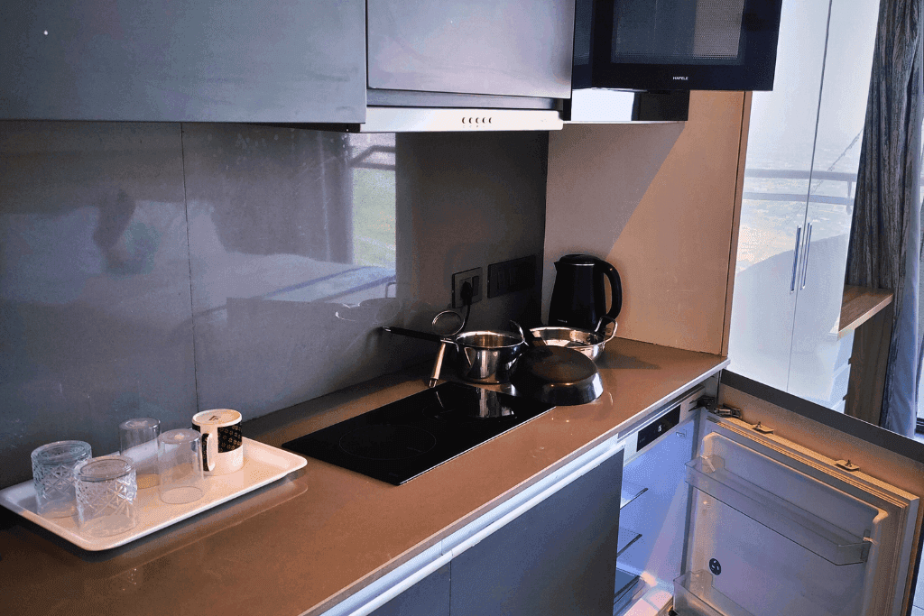 ZenithSuites Noida serviced suites overlooking the Yamuna river and city skyline, photo 4