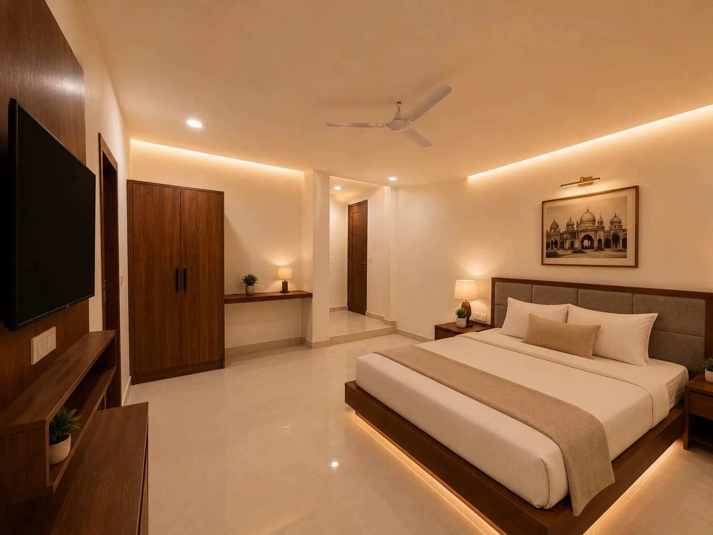 Deluxe Room at ZenithSuites Vrindavan, photo 1